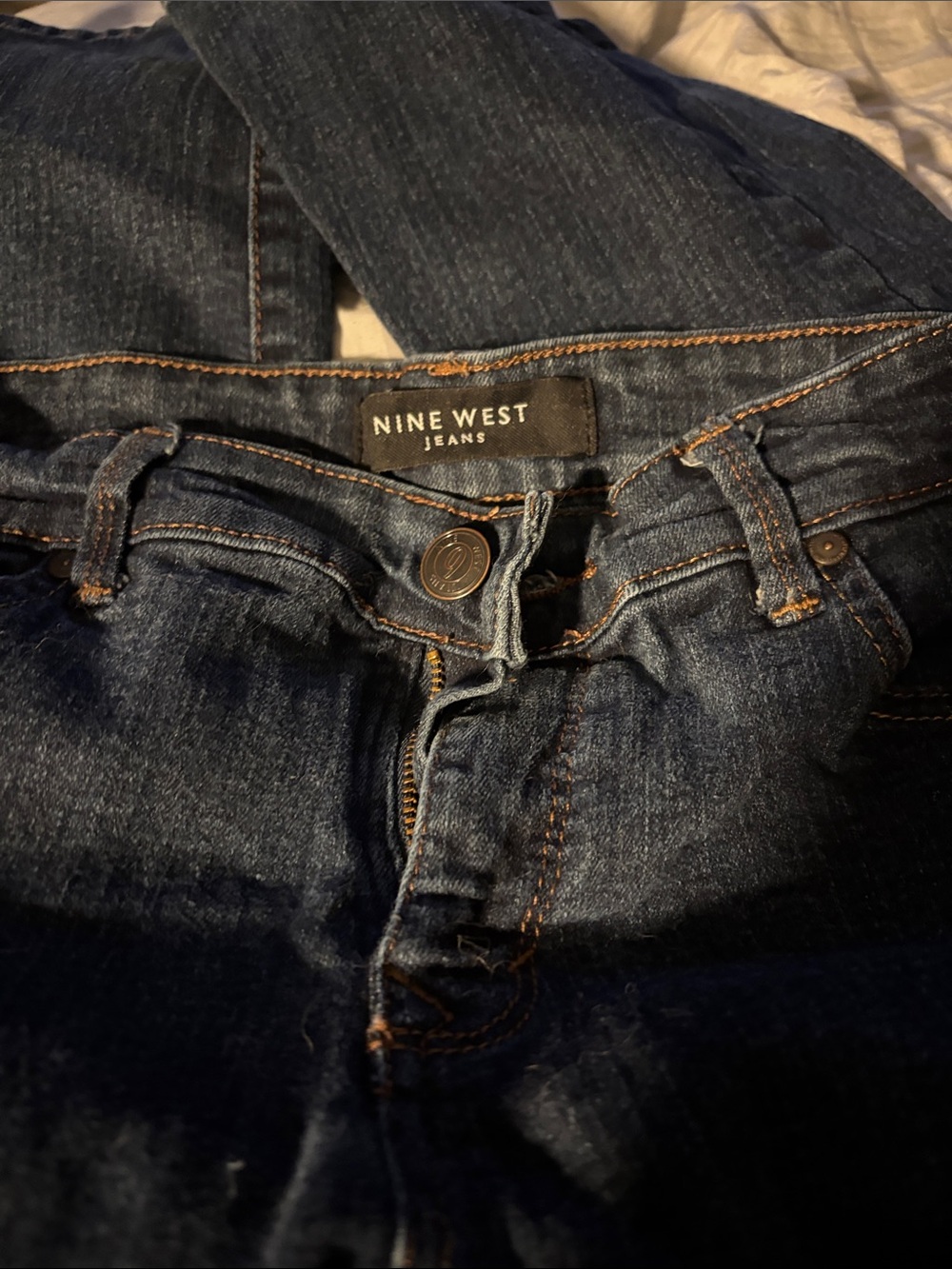Nine West Indigo Straight-Leg Jeans